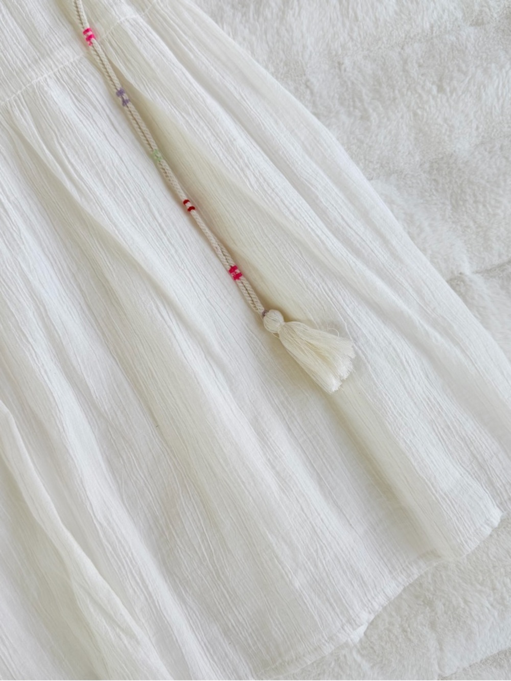 Zara White Boho Maxi Dress NWT Resort Vacation Beach Cotton Exclusive Feel - Picture 7 of 14